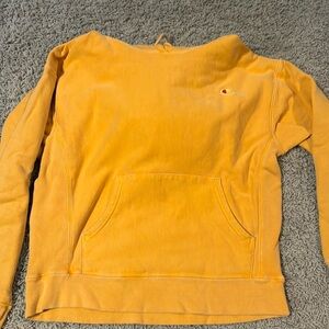 Orange champion hoodie